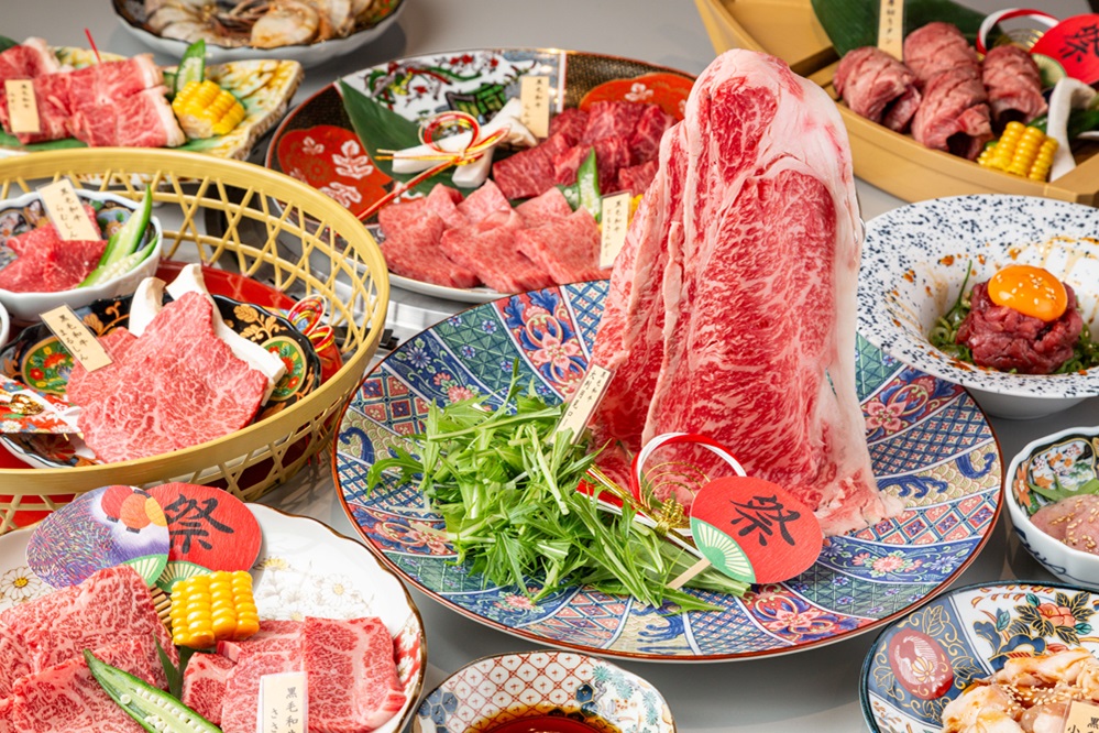  All-you-can-eat Kuroge Wagyu beef Yakiniku Sakon Dotonbori branch